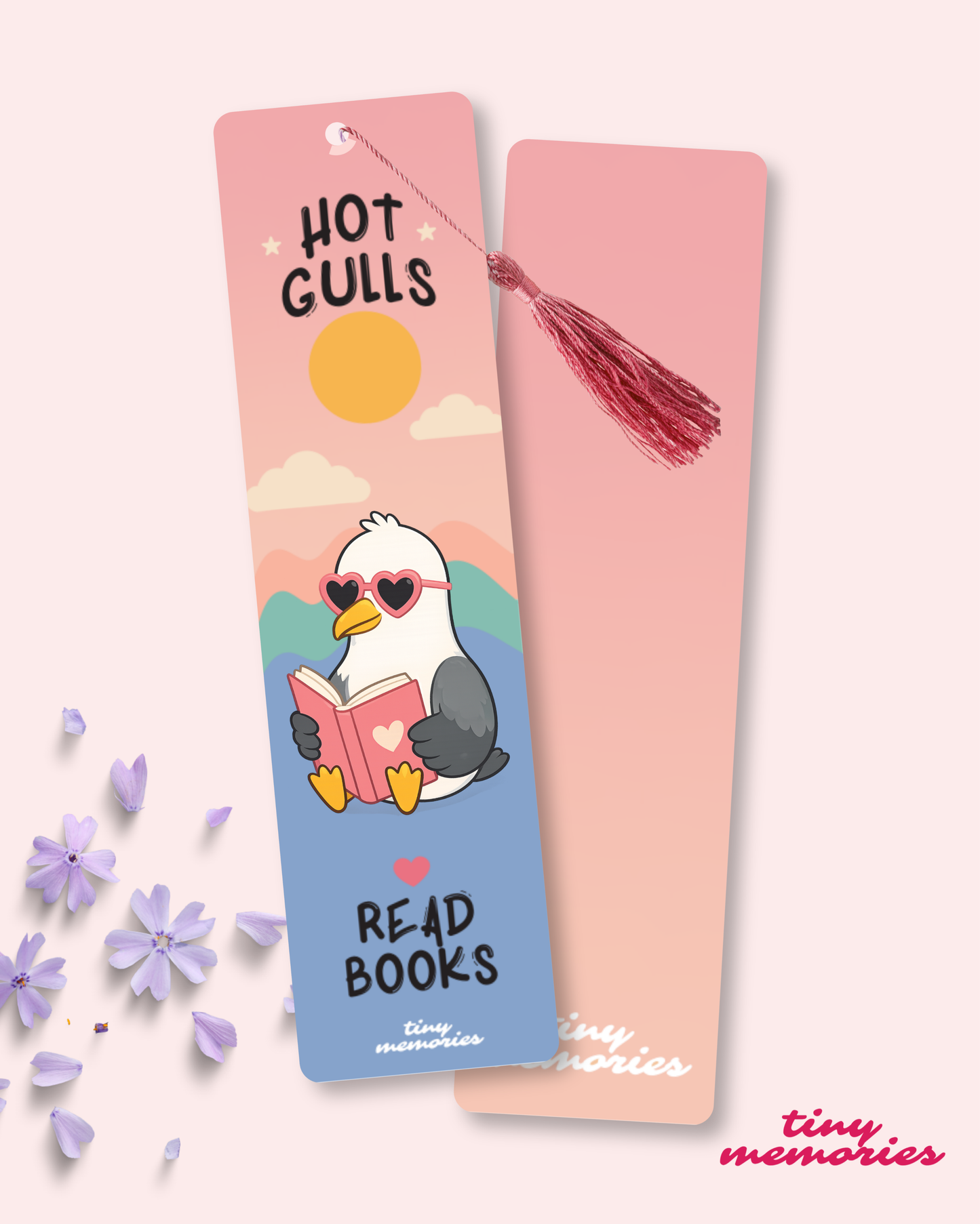 Книгоразделител - Hot gulls read books